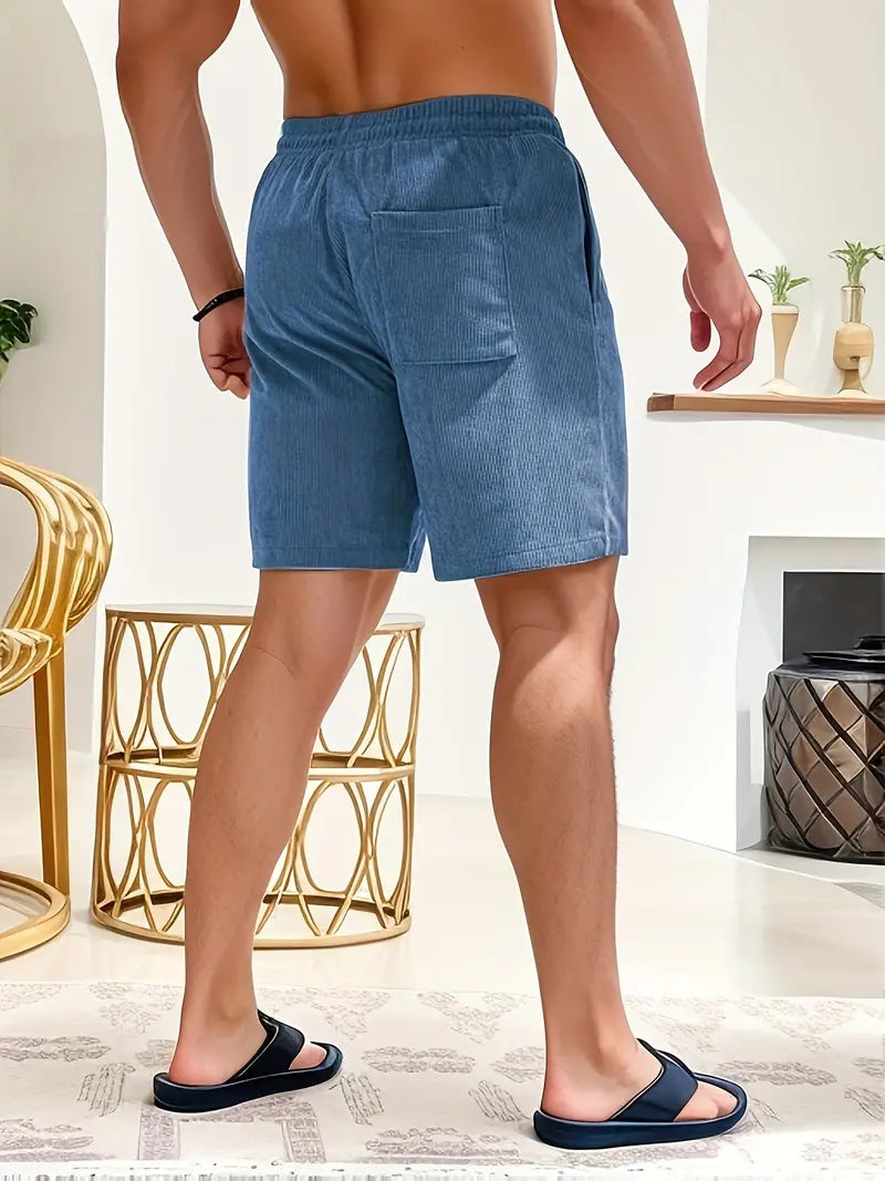 Maillot de Bain Homme – Taille Élastique, Doublure Maille, Séchage Rapide