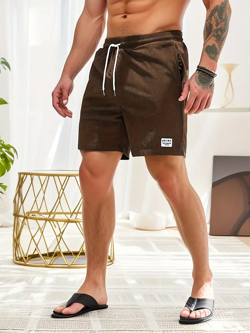 Maillot de Bain Homme – Taille Élastique, Doublure Maille, Séchage Rapide