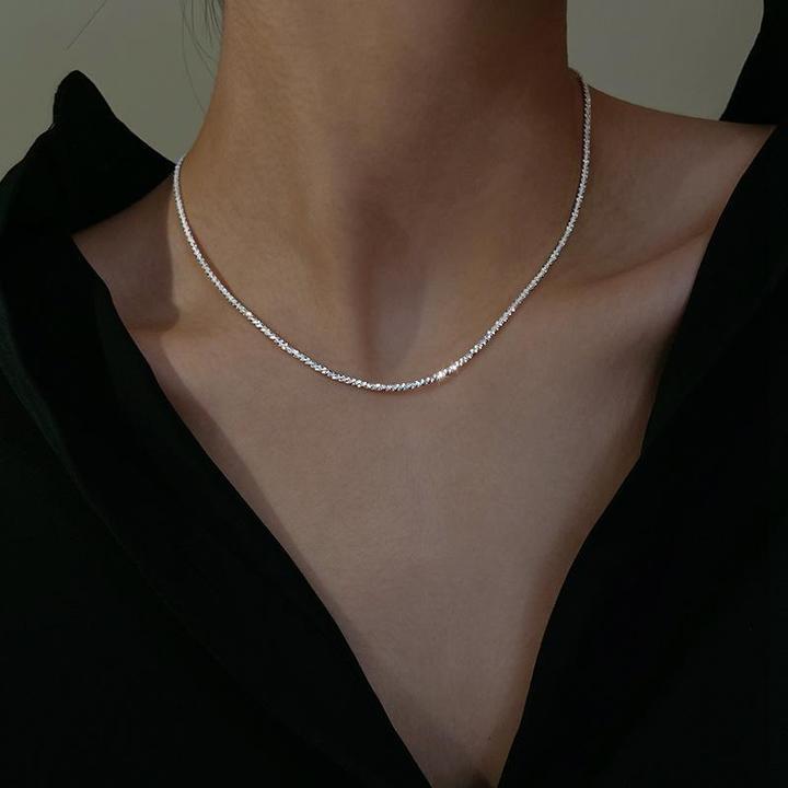 Collier Femme Argent 925 Étoiles Taille S et L-2