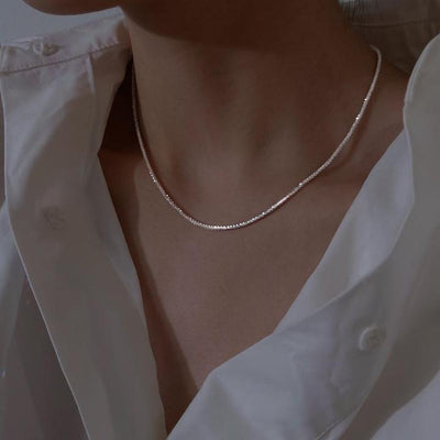 Collier Femme Argent 925 Étoiles Taille S et L-6