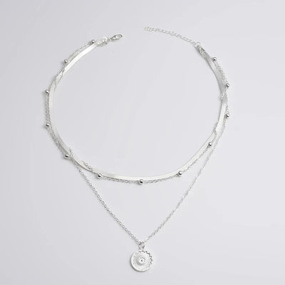 Collier à triple argent-2
