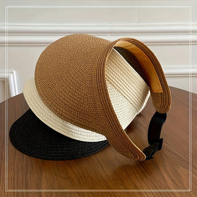 Visière de soleil pliable avec large bord