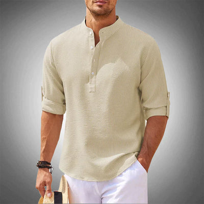 Variant image for Chemise Homme Bleu Taille M Coton Élégante-25