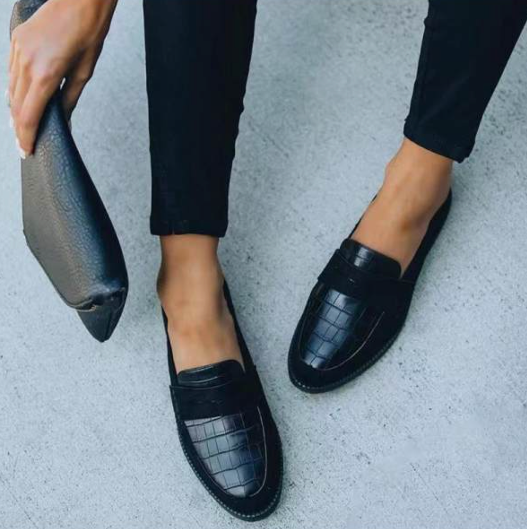 Mocassins en Cuir Véritable pour Femme – Design Intemporel et Confort Toute l’Année