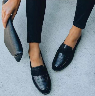 Mocassins en Cuir Véritable pour Femme – Design Intemporel et Confort Toute l’Année