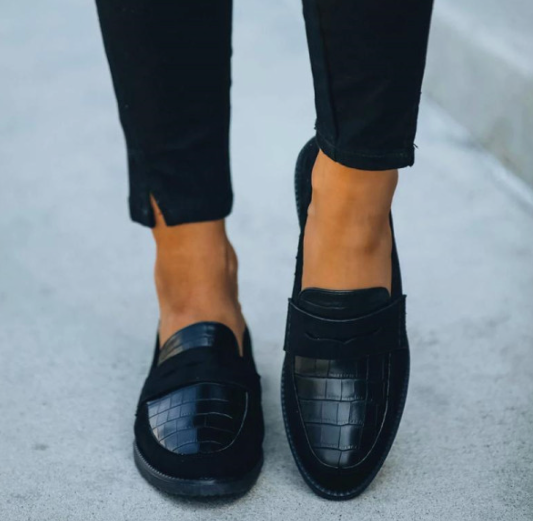 Mocassins en Cuir Véritable pour Femme – Design Intemporel et Confort Toute l’Année