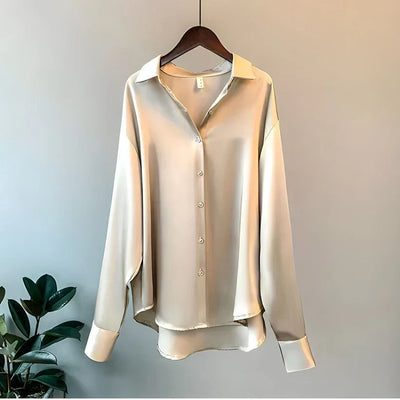 Chemise en soie pour femme – Élégance et confort intemporel