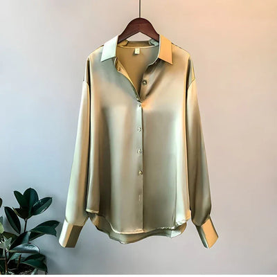 Chemise en soie pour femme – Élégance et confort intemporel