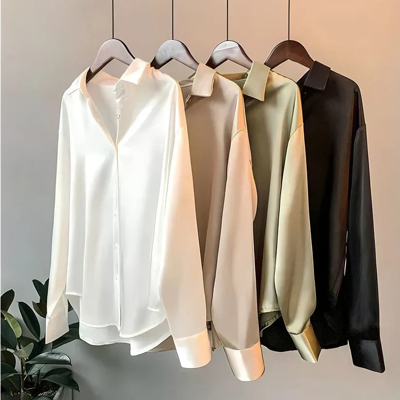 Chemise en soie pour femme – Élégance et confort intemporel