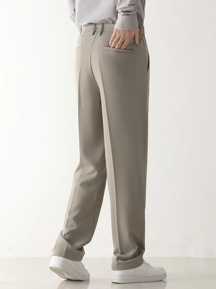 Pantalon Drapé Homme – Coupe Ample et Formelle