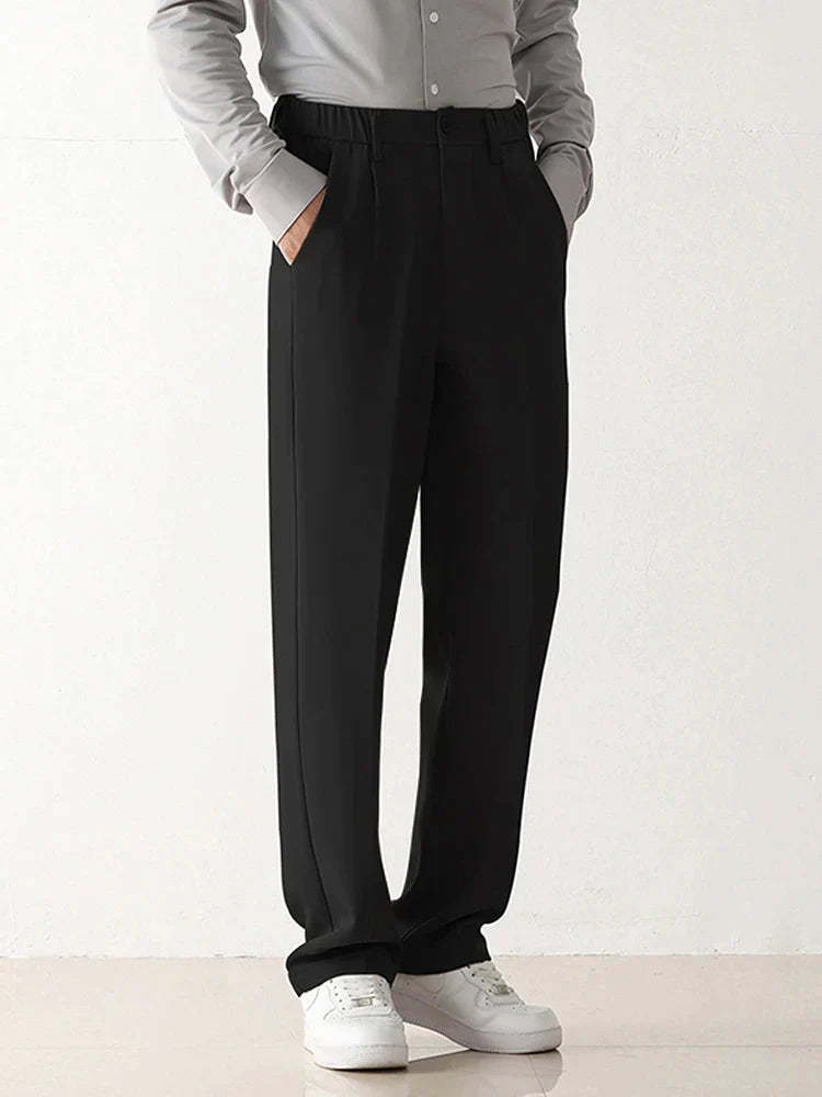 Pantalon Drapé Homme – Coupe Ample et Formelle