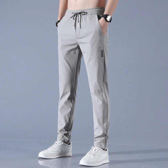 Pantalon Décontracté Homme – Tissu Respirant avec Cordon de Serrage