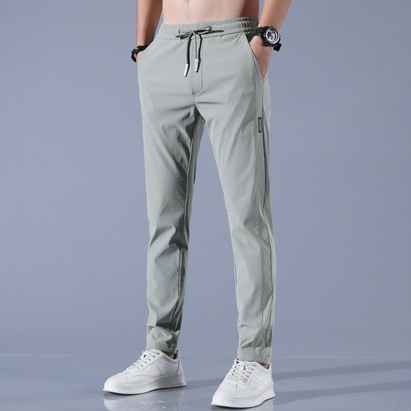 Pantalon Décontracté Homme – Tissu Respirant avec Cordon de Serrage