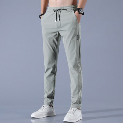 Pantalon Décontracté Homme – Tissu Respirant avec Cordon de Serrage