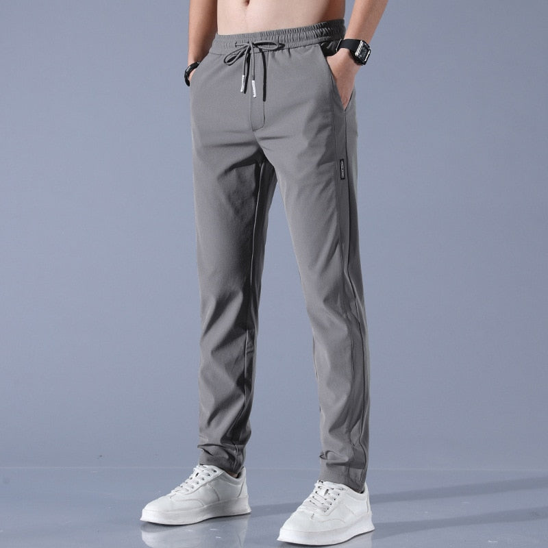Pantalon Décontracté Homme – Tissu Respirant avec Cordon de Serrage