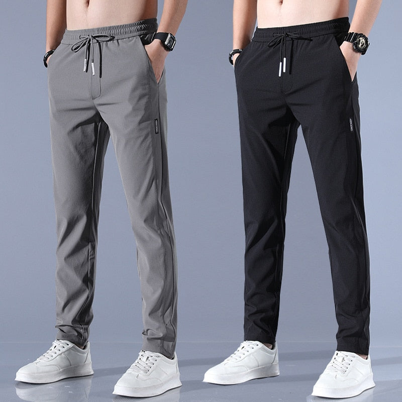 Pantalon Décontracté Homme – Tissu Respirant avec Cordon de Serrage