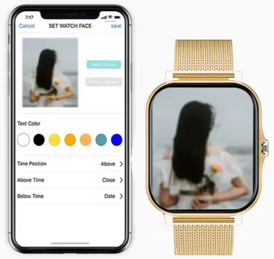 Montre Intelligente Femme Élégante Taille Unique Alliage Léger-6