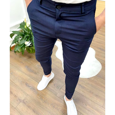 Pantalon d'affaires élégant pour hommes - confortable et polyvalent-4