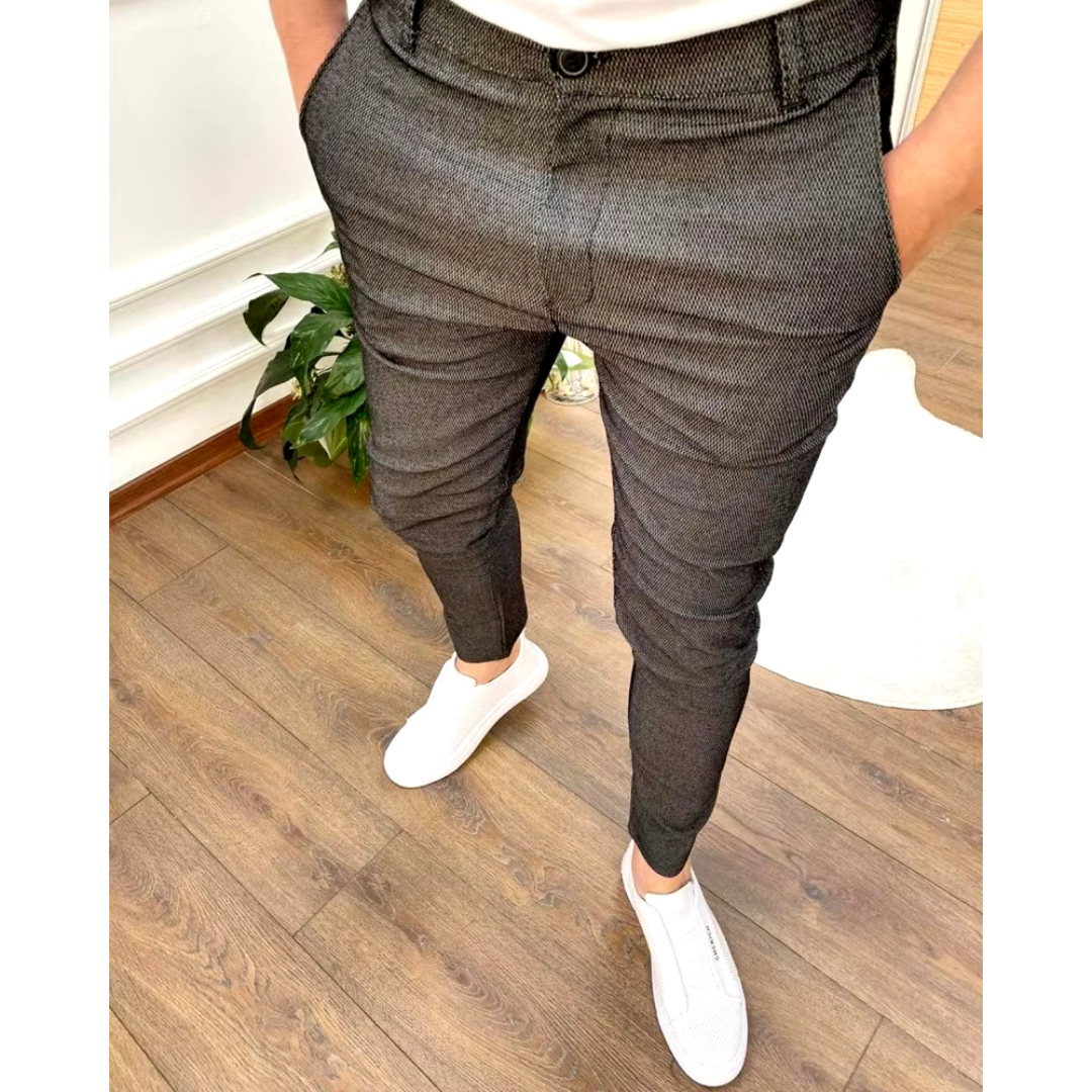 Pantalon d'affaires élégant pour hommes - confortable et polyvalent-1