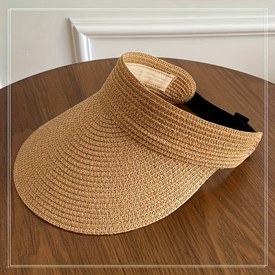 Visière de soleil pliable avec large bord