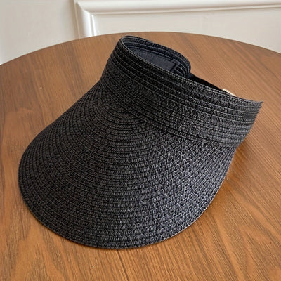 Visière de soleil pliable avec large bord