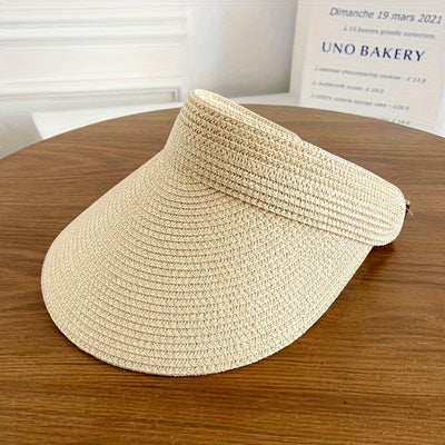 Visière de soleil pliable avec large bord