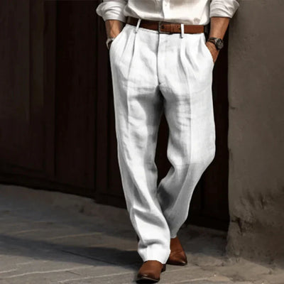 Pantalon Homme Rétro Rayé Taille L Polyester-2