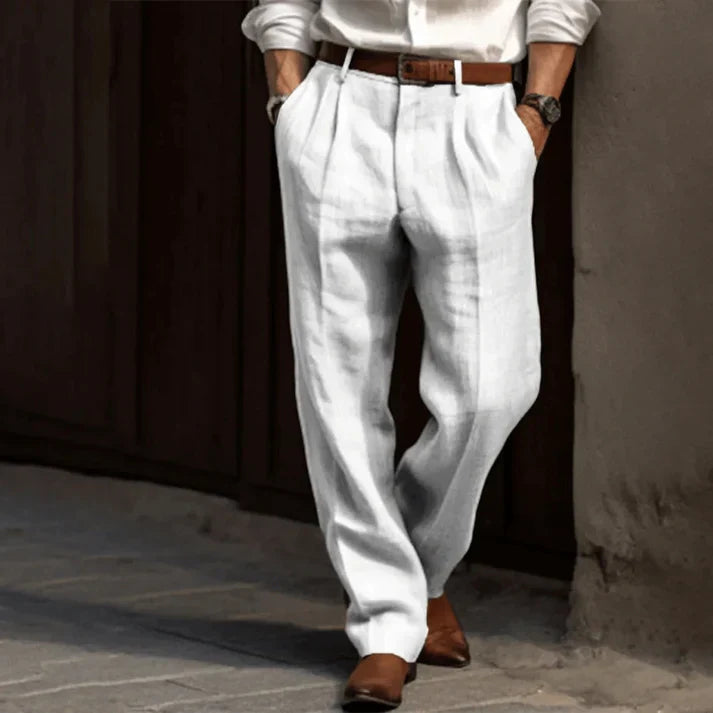 Variant image for Pantalon Homme Rétro Rayé Taille L Polyester-7