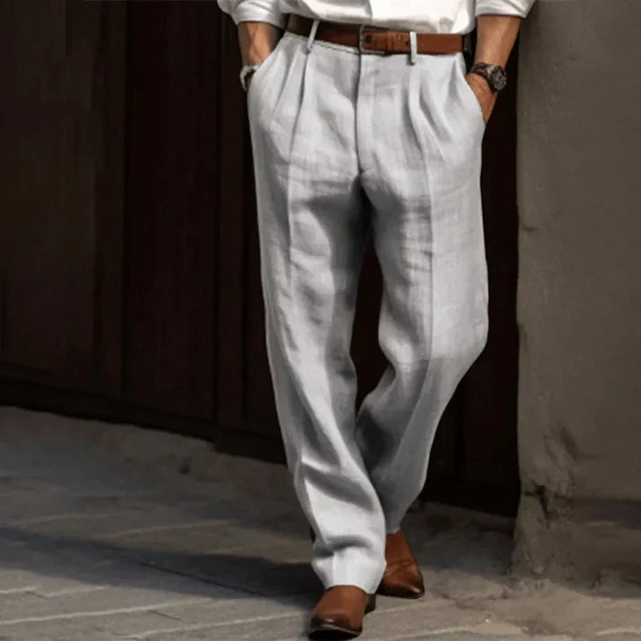 Variant image for Pantalon Homme Rétro Rayé Taille L Polyester-1