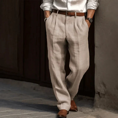Pantalon Homme Rétro Rayé Taille L Polyester-4