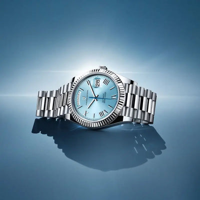 Luxury Men's Automatic Watch - acier inoxydable, auto-évacuation, fonction de calendrier - style pour chaque occasion-4
