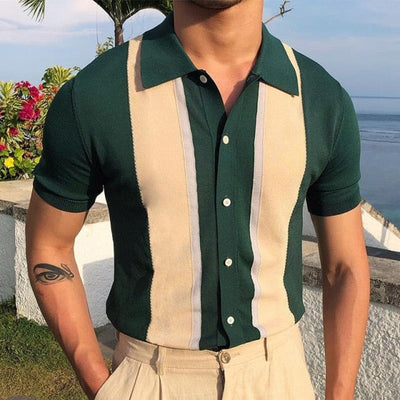 Polo T-shirt Rayé Paolo