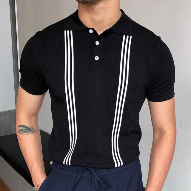 Polo T-shirt Rayé Paolo