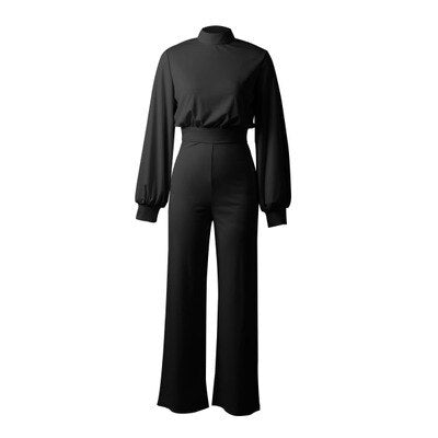 Combinaison Femme Chic Noire Taille M Polyester-6