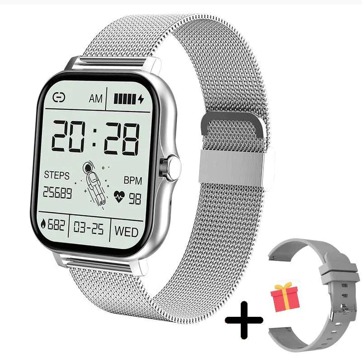 Montre Intelligente Femme Élégante Taille Unique Alliage Léger-4